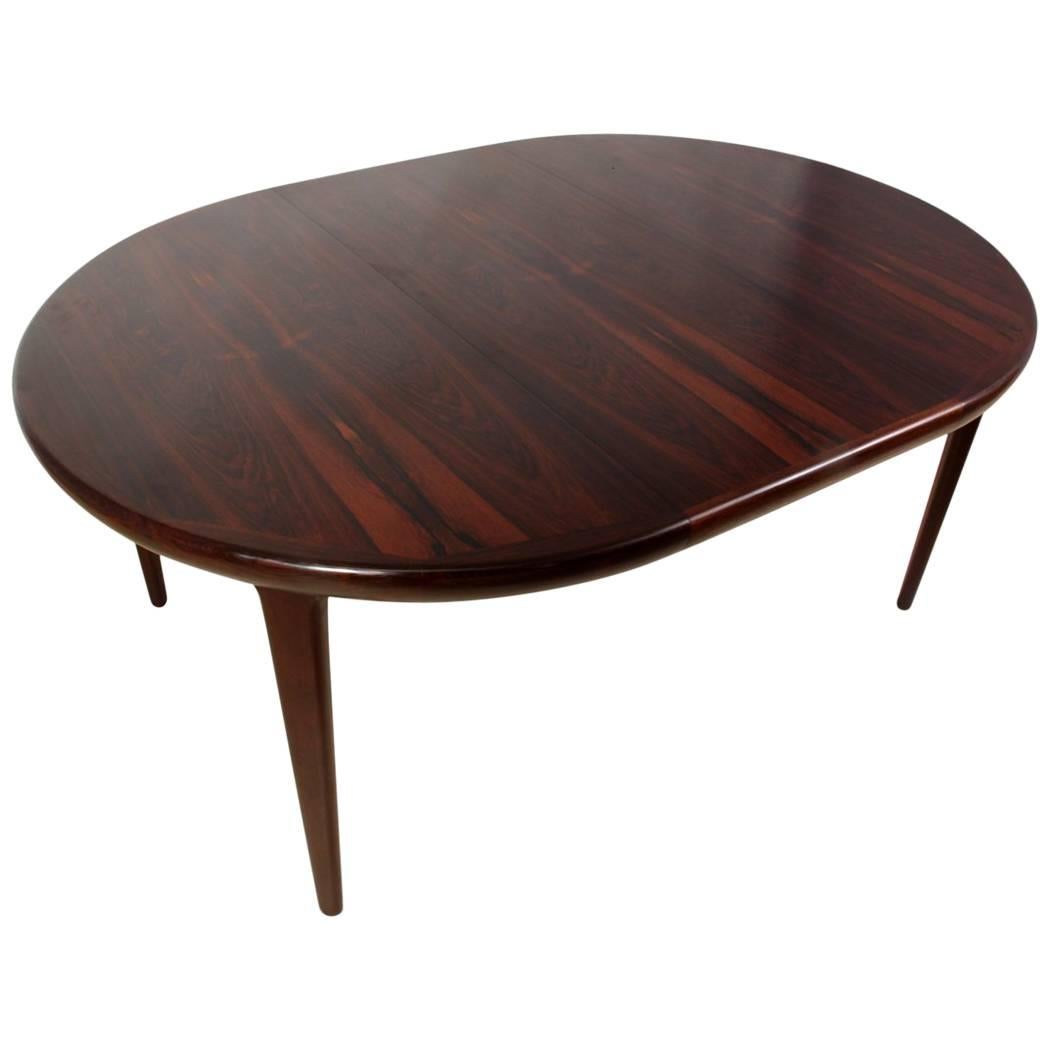 Midcentury Dining Table in Rosewood by Spottrup