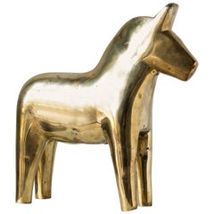 Andreas Wargenbrant "Swedish Dalahorse" Sculpture in Gilded Bronze 5/25
