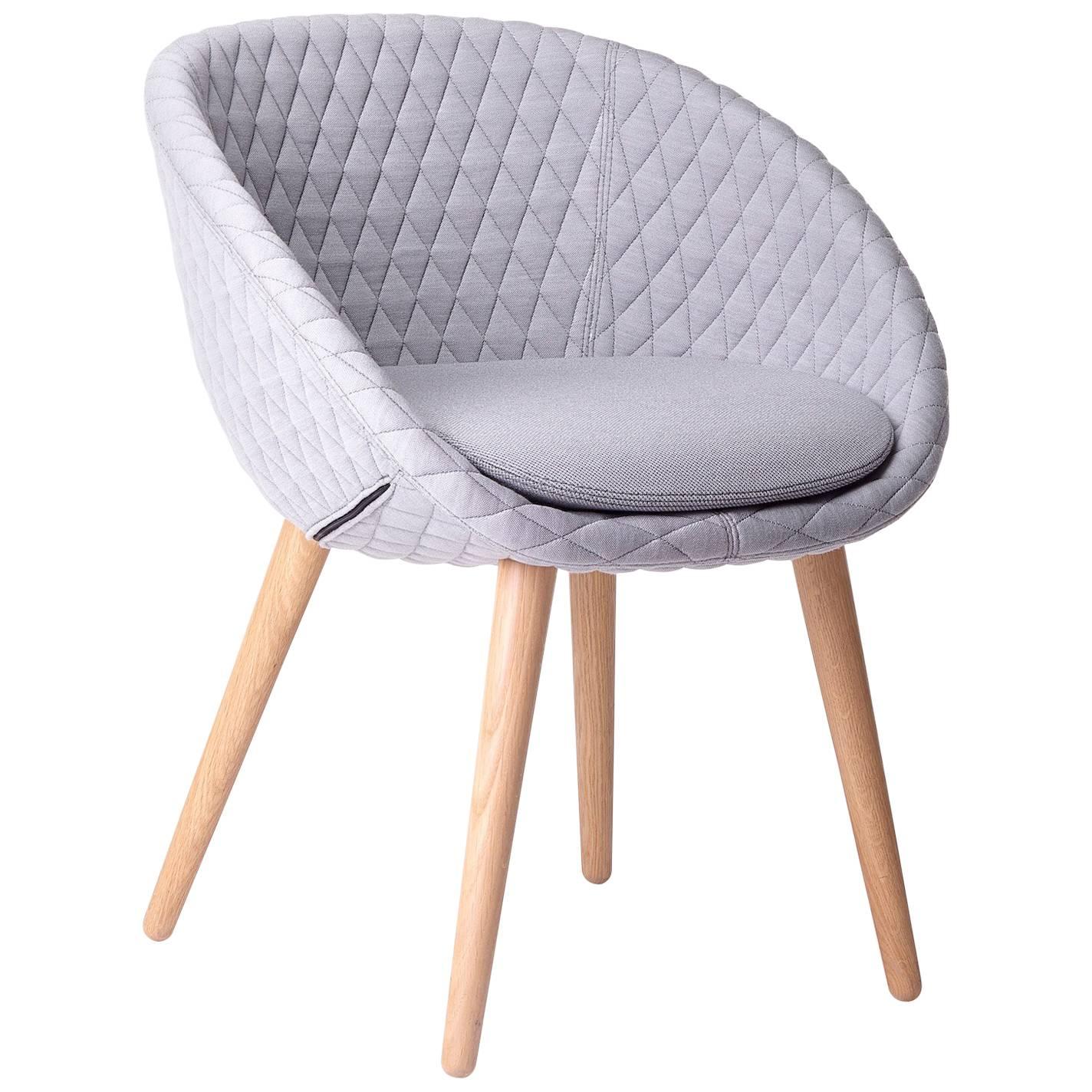 Moooi Love Chair by Marcel Wanders in Fabric with Six Ashwood Leg Color Options For Sale