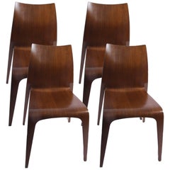 Set of Four Danish Flow Chairs by Jacob Berg