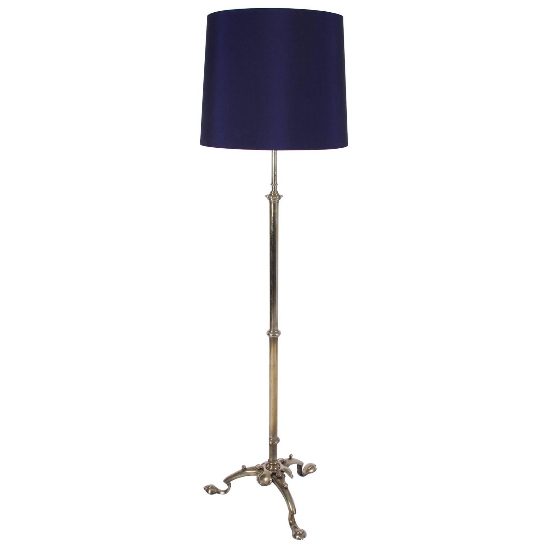 Brass English Floor Lamp