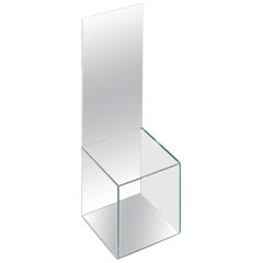 High Backed Glass Mirrored Chair by Guillermo Santomá Barcelona Contemporary