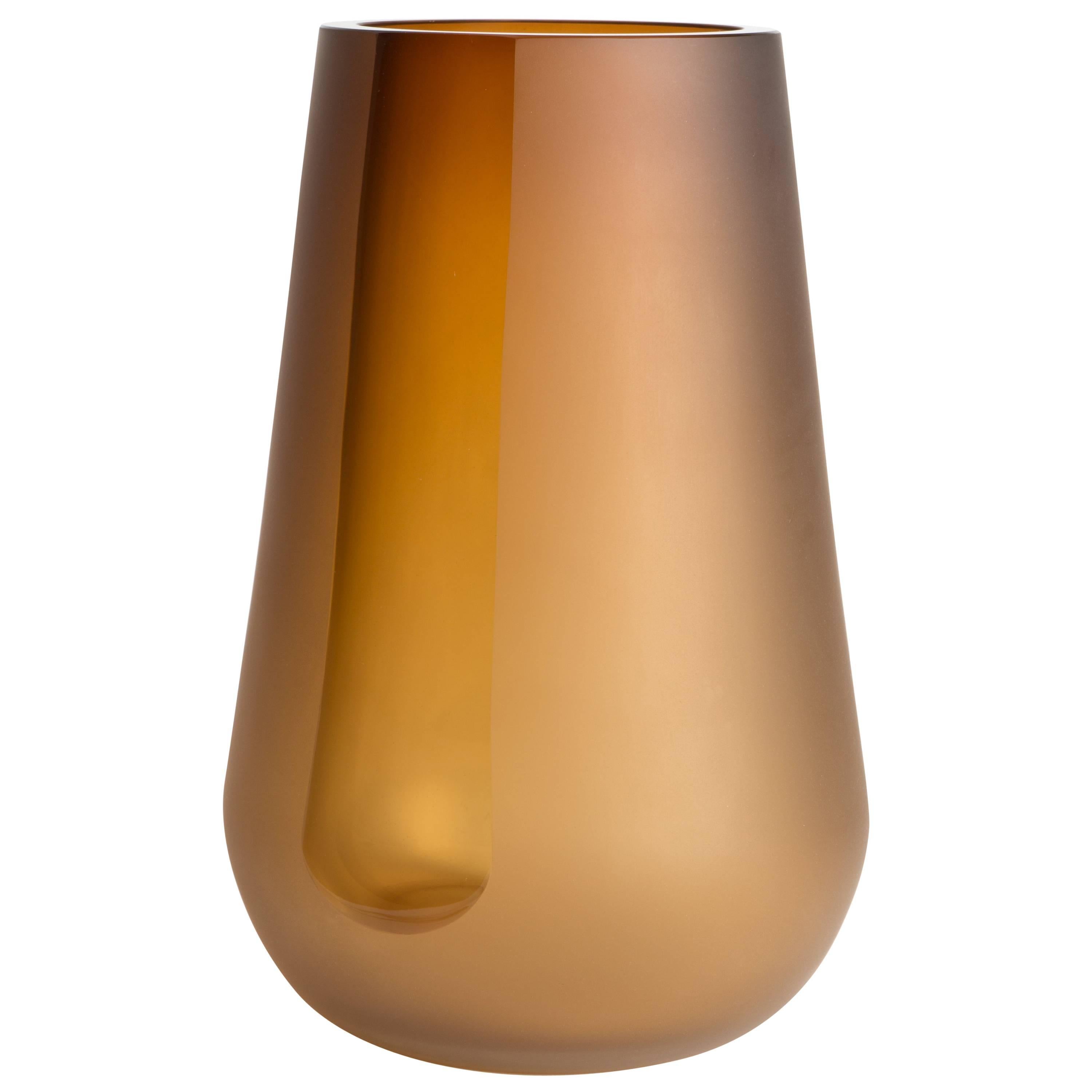 Handblown Champagne Glass Porto Vase Extra Large, Andrew Hughes