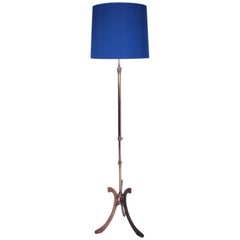 Copper and Brass English Floor Lamp
