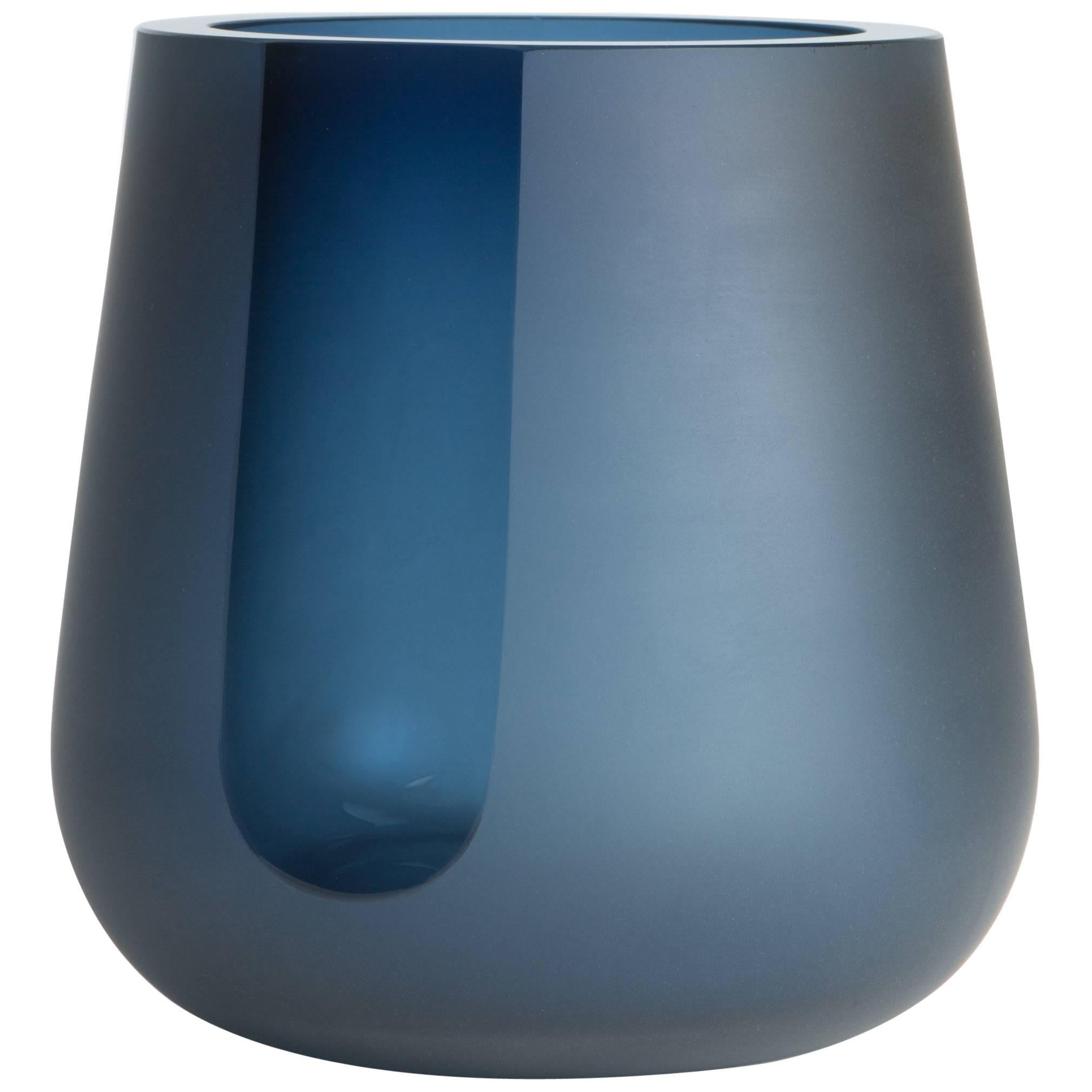Handblown Cobalt Blue Glass Jars For Sale at 1stDibs