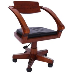 Italian Giorgetti Swivel Chair