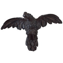 Italian Empire Period, Naples, Carved Wooden Eagle, circa 1800
