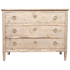 Early 19th Century Painted Louis XVI Style Commode