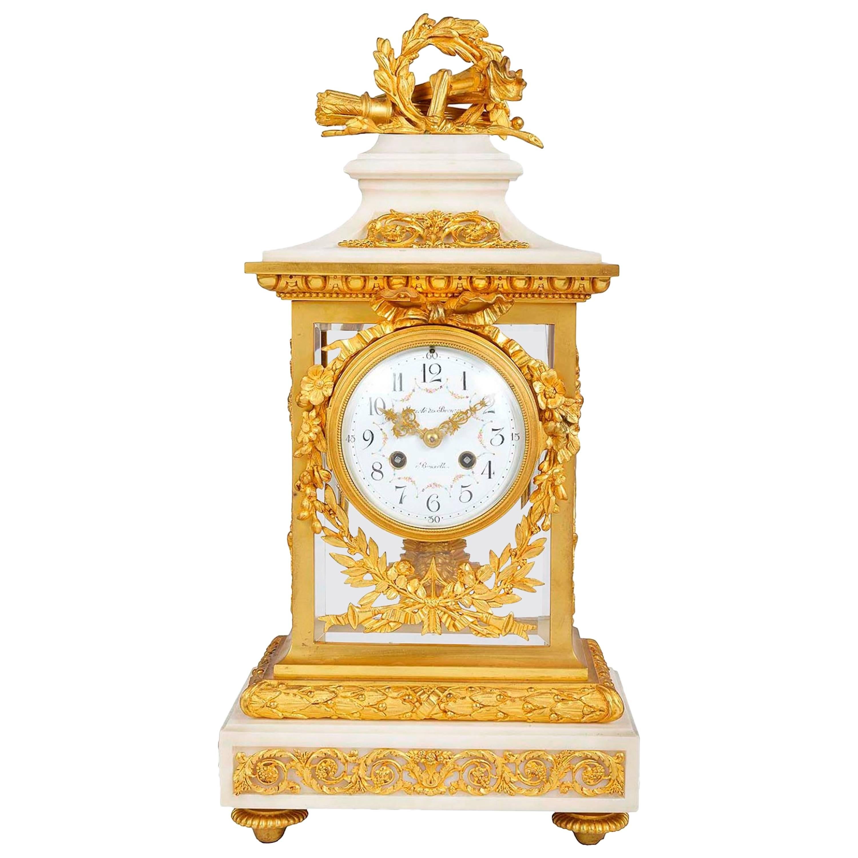 19th Century Louis XVI Style Mantel Clock