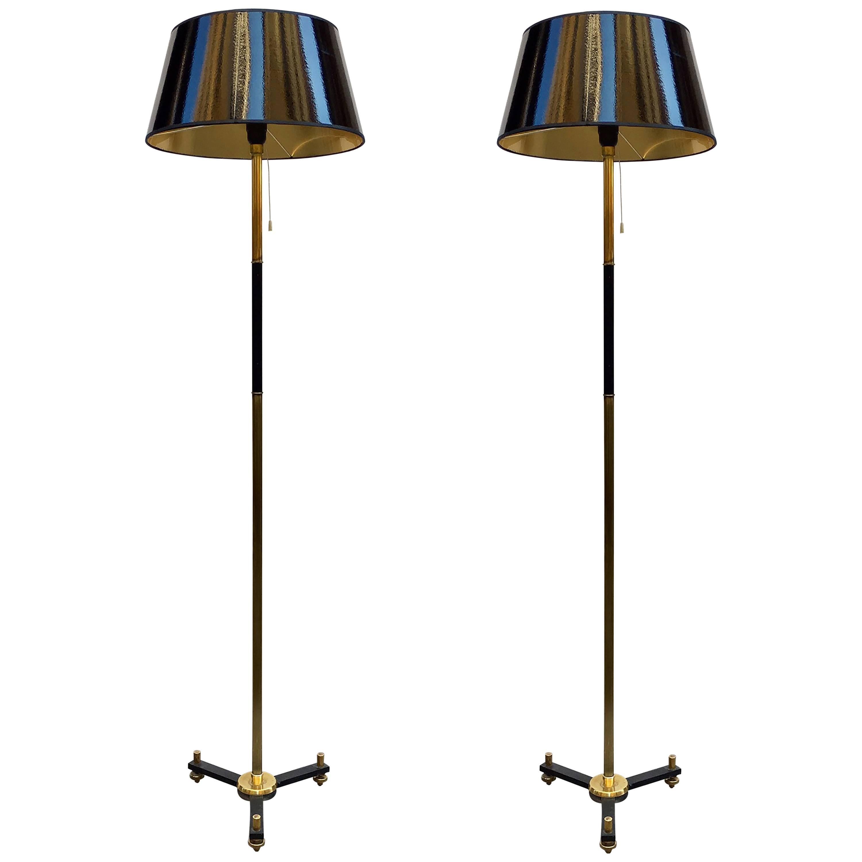 Pair of Mid-Century Spanish Floor Lamps