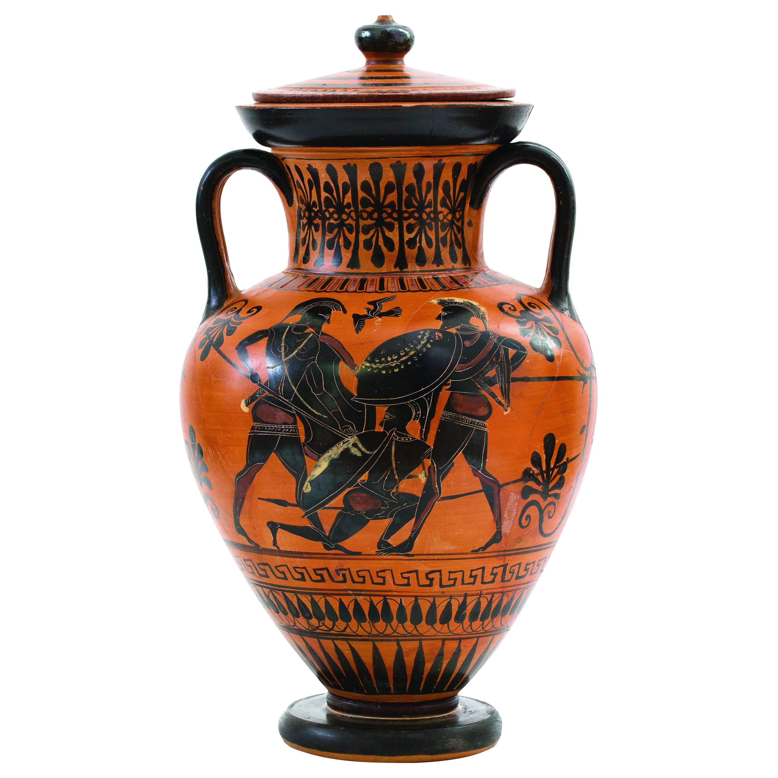 Attic Black-Figured Amphora, 530–500 BC