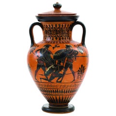 Attic Black-Figured Amphora, 530–500 BC