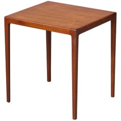 Midcentury Danish Teak Side Table by Eske Kristensen for Ludvig Pontoppidan