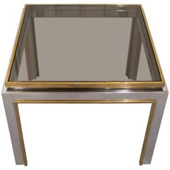 Vintage Signed Maison Charles 1970s Side Table