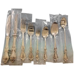 Queen Elizabeth I by Towle Sterling Silver Flatware Set 12 Service 107 Pcs New