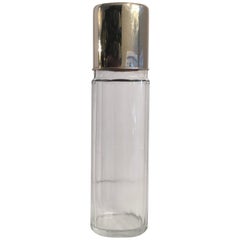 Sterling and Glass Water Bottle Decanter