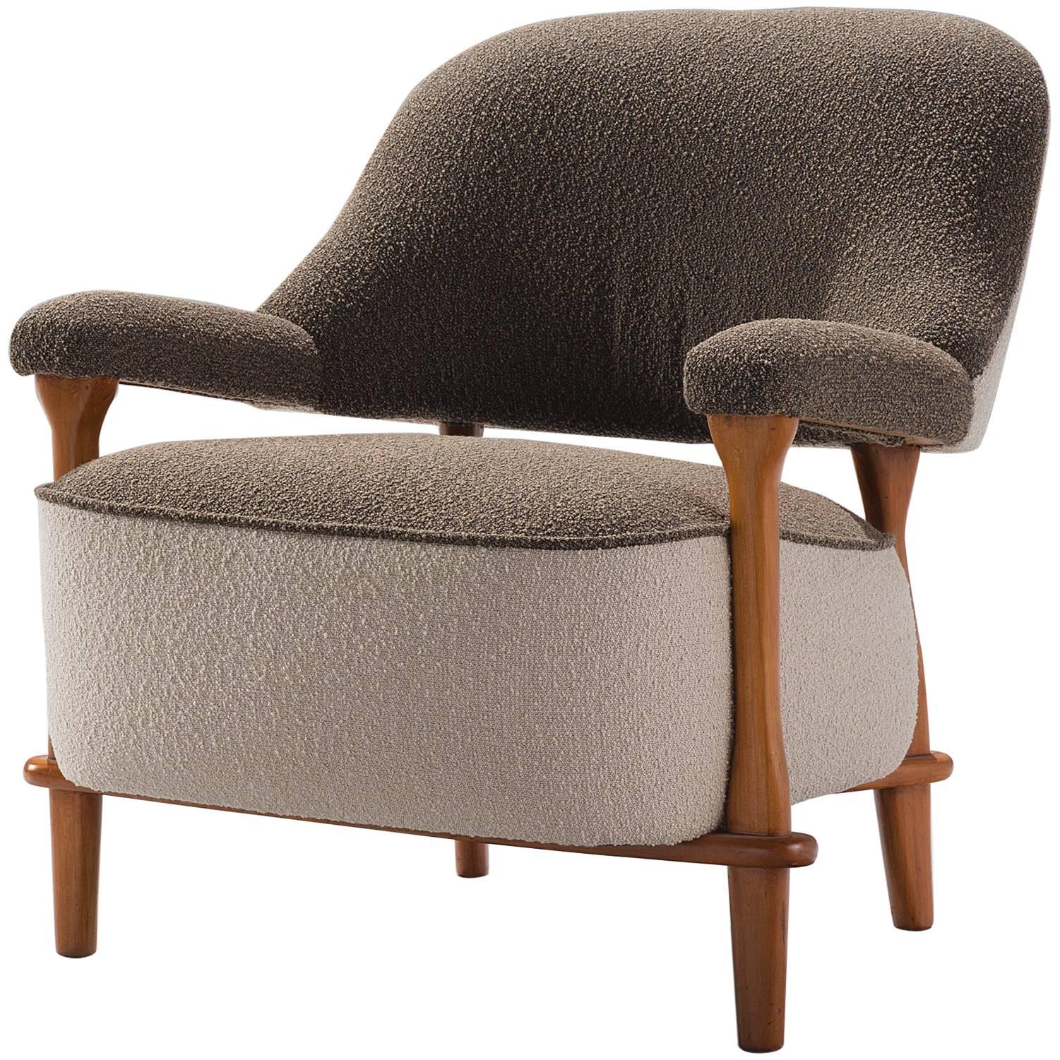 Theo Ruth for Artifort Reupholstered 'Lady' Armchair F109