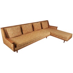 Mid-Century Modern Designer Sectional Sofa by Widdicomb