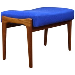 Mid-Century Modern Ottoman Footrest in Teak by Folke Ohlsson for DUX