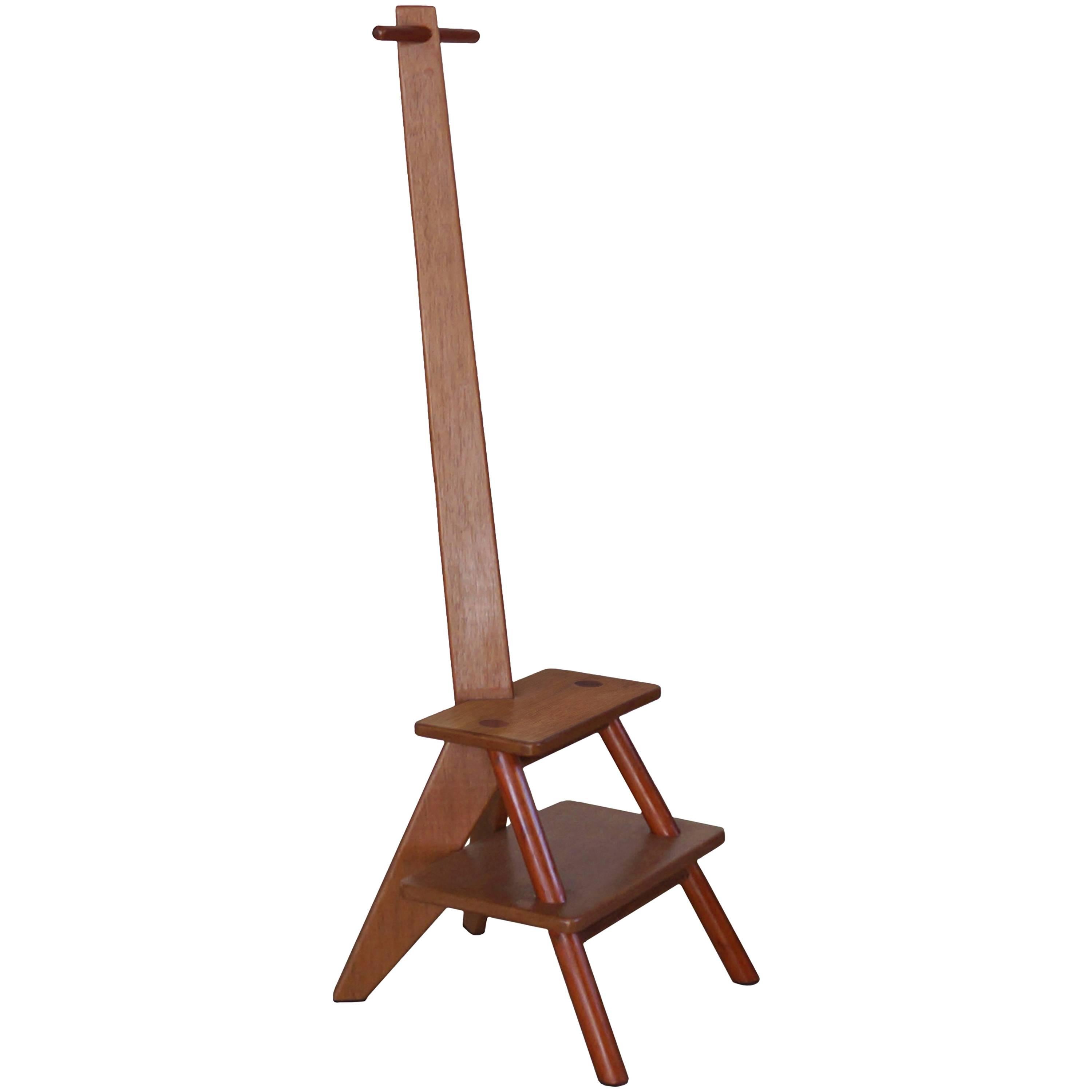 Girafa Ladder and Hanger in Hardwood, Brazilian Contemporary Design For Sale