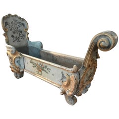 Retro Italian 19th Century Lit De Presentation, Presentation Bed