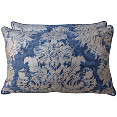 Pair of Dandola Patterned Fortuny Pillows