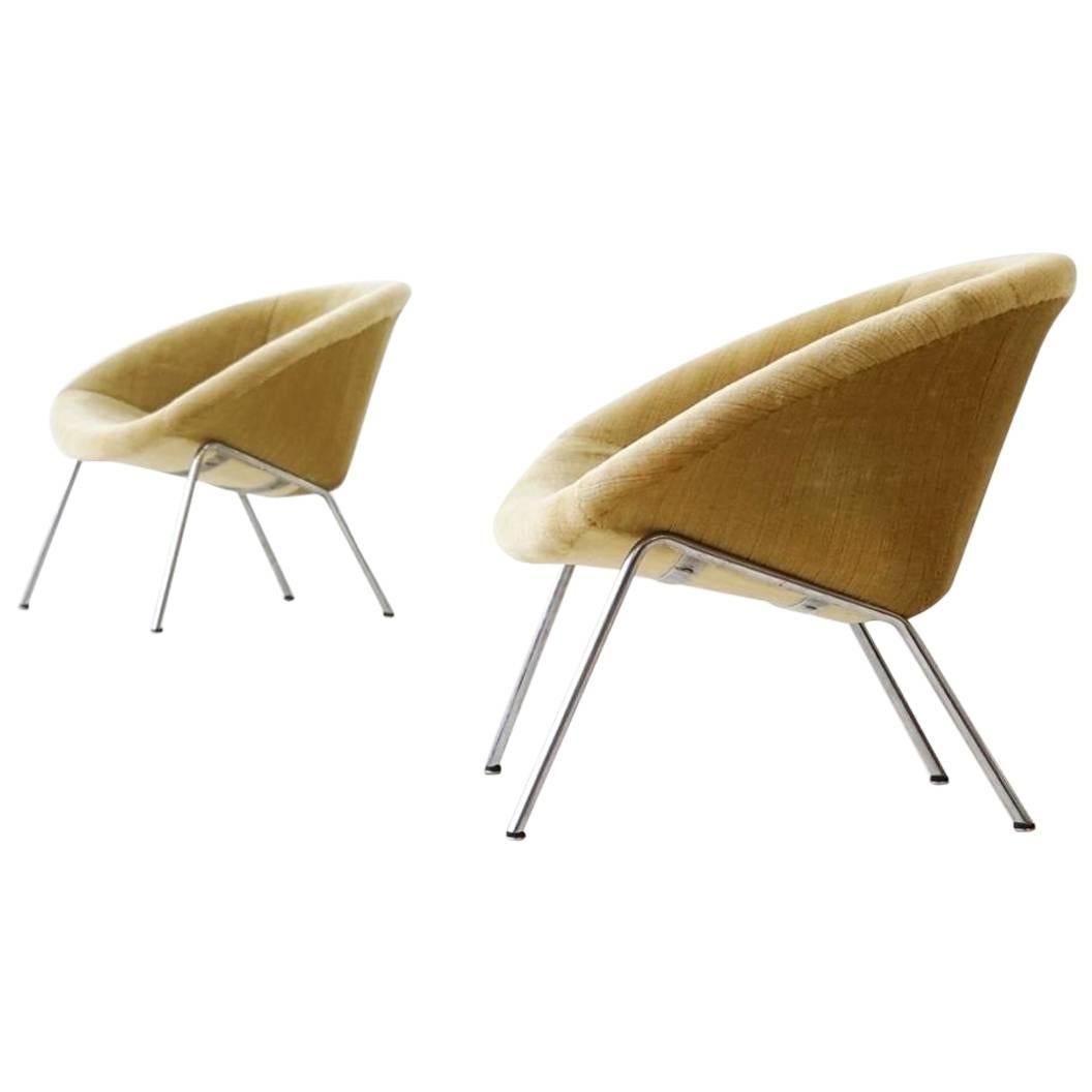 Set of Two 369 Side Lounge Chair by Walter Knoll Chair Mid-Century Modern, 1950s