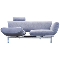 De Sede Ds 140 Designer Sofa Fabric Grey Function Couch Modern