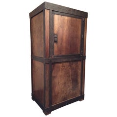 Strongbox Safe Walnut Armoire Cupboard