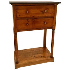 19th Century French Fruitwood Nightstand