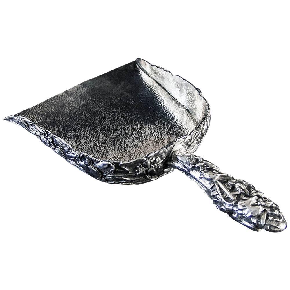Decorative Silver Crumb Scoop