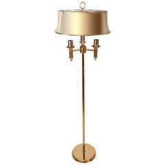 Mid-Century Modern Brass Floor Lamp