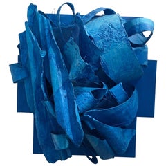 Parang Blue, 3D Modern Wall Sculpture, Limited Edition by Kimhan