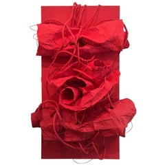 Red Soom, 3D Modern Wall Sculpture, Limited Edition by Kimhan