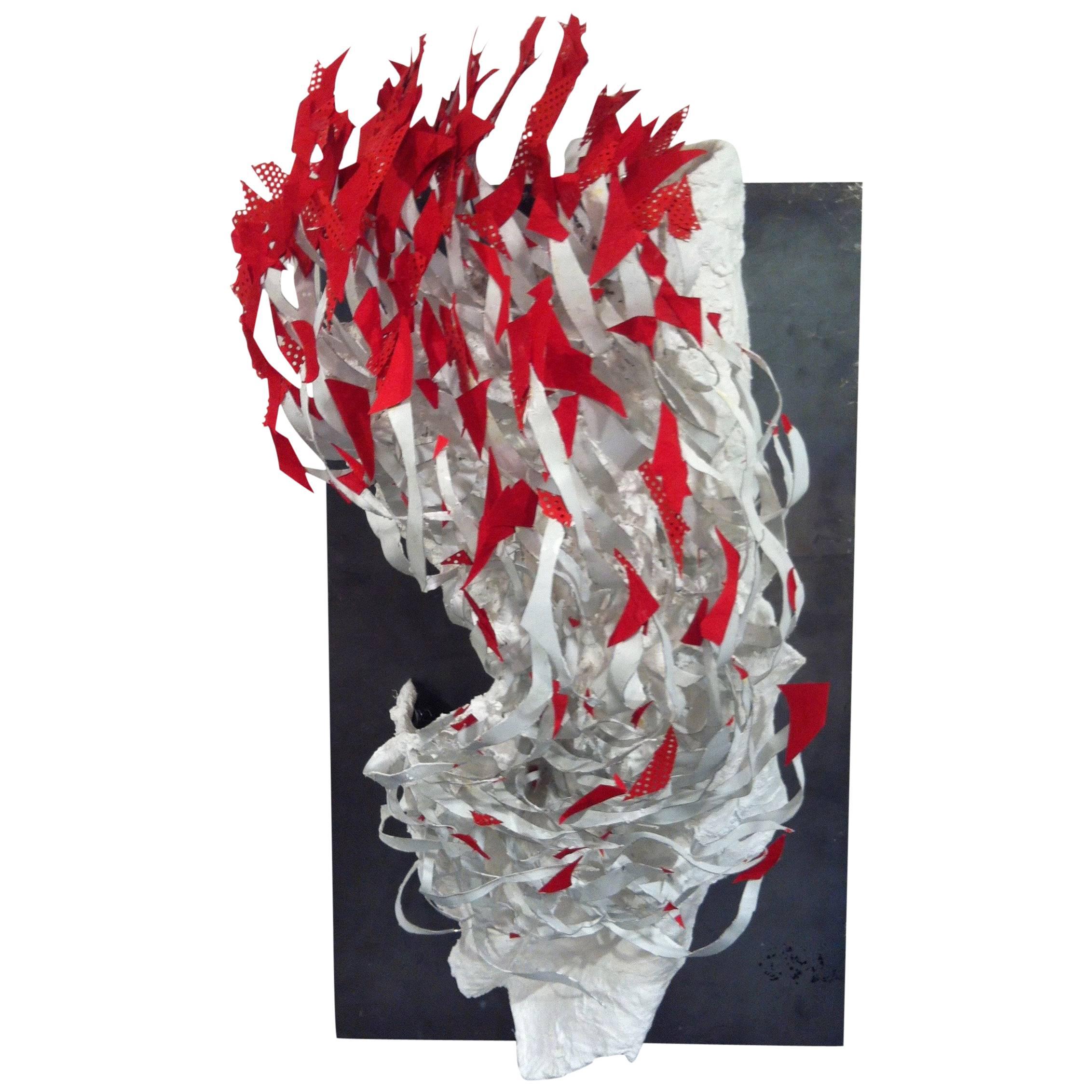Looking Up 2, 3D Modern Wall Sculpture, Limited Edition by Kimhan For Sale