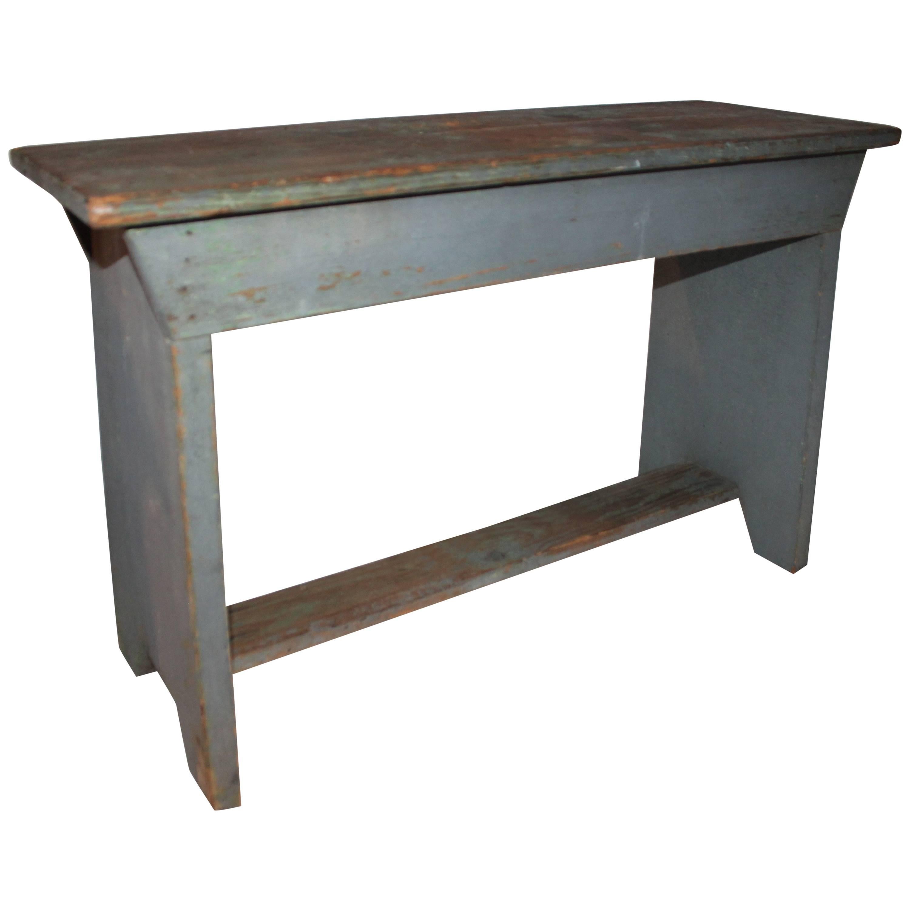 19th Century Bench in Original Painted Surface