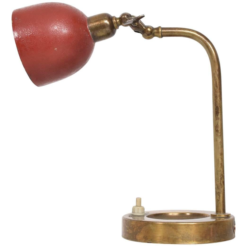 Mid-Century Modern Italian Table Lamp, Wall Sconce with Ashtray