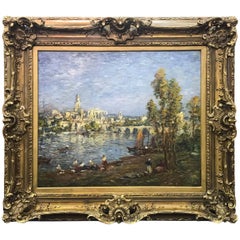 Painting in the Manner of Claude Monet
