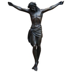 Beautiful Quality and Good Weight Antique Bronze Corpus of Christ