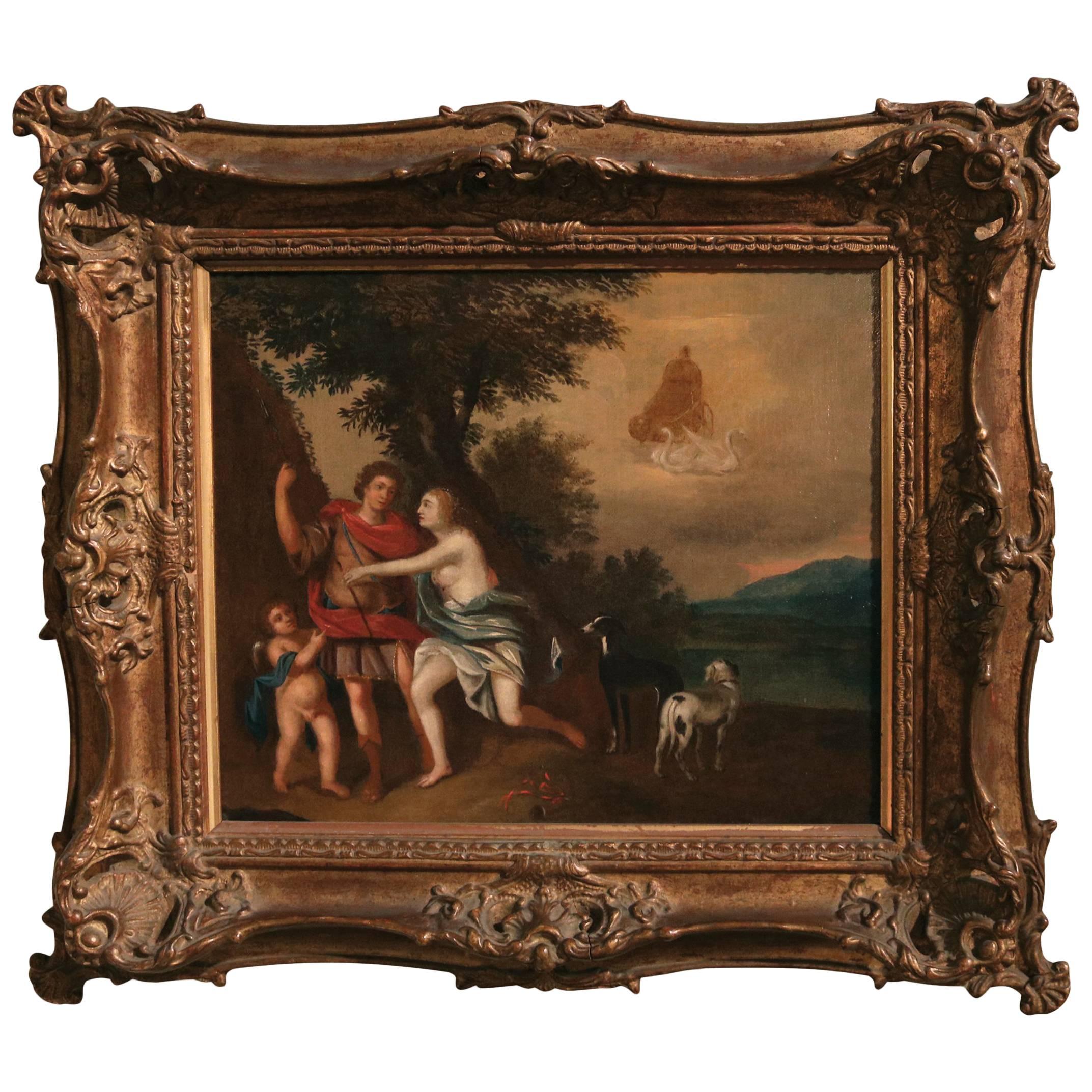 18th Century oil painting from the Sschool of Jan van Neck For Sale