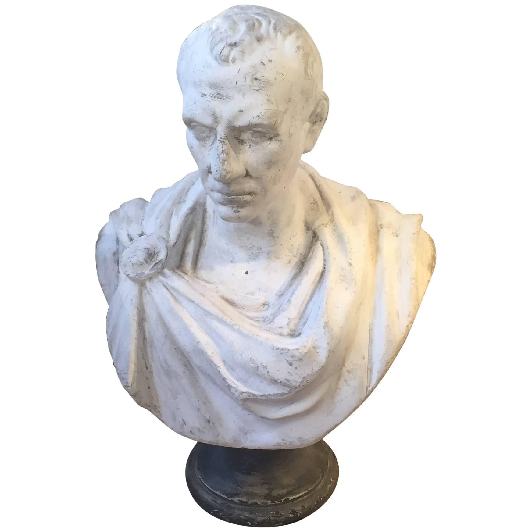 Julius Caesar Plaster Bust