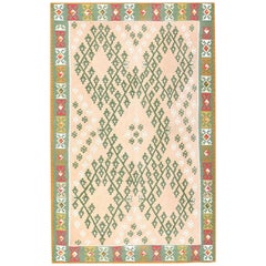 Flat-Woven Modern Bessarabian Kilim Rug. Size: 6 ft 2 in x 9 ft 9 in