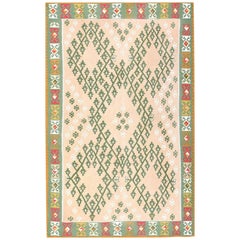 Flat-Woven Modern Bessarabian Kilim Rug. Size: 6 ft 2 in x 9 ft 9 in 