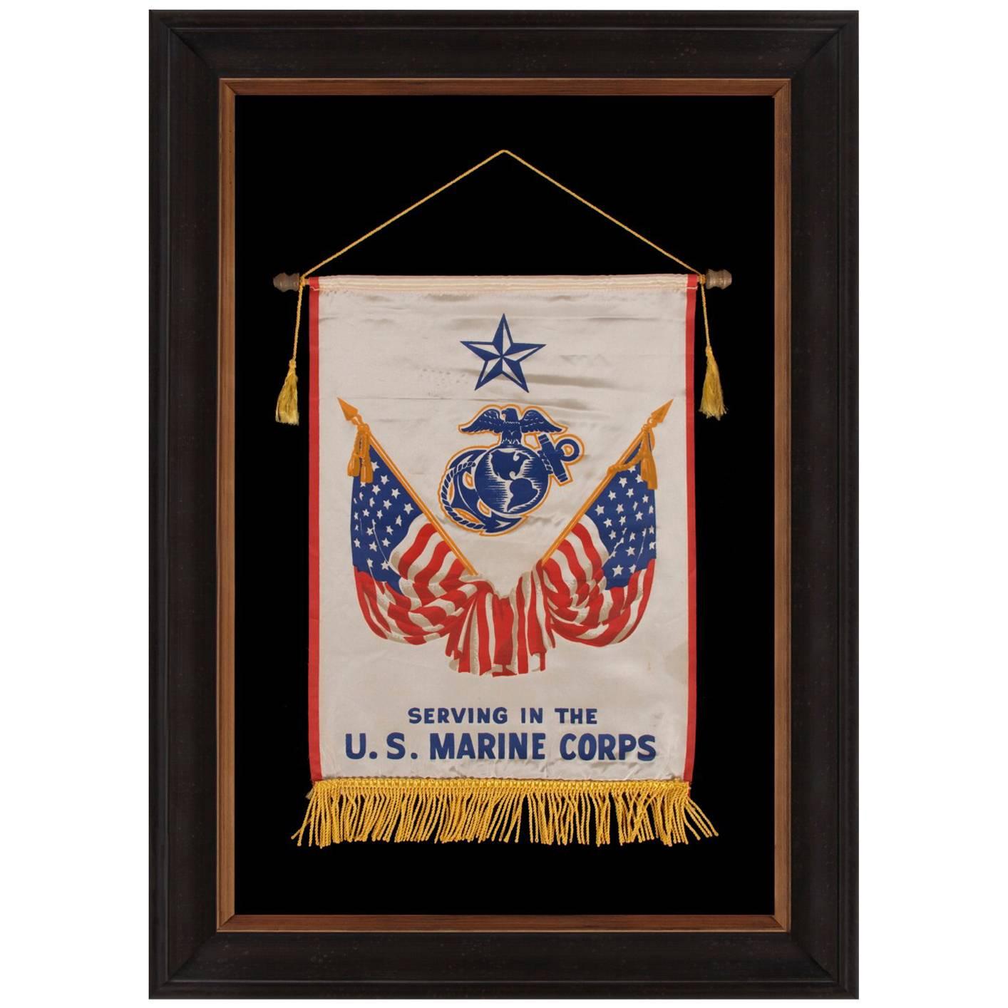 WWII Son-in-service Banner for a United States Marine