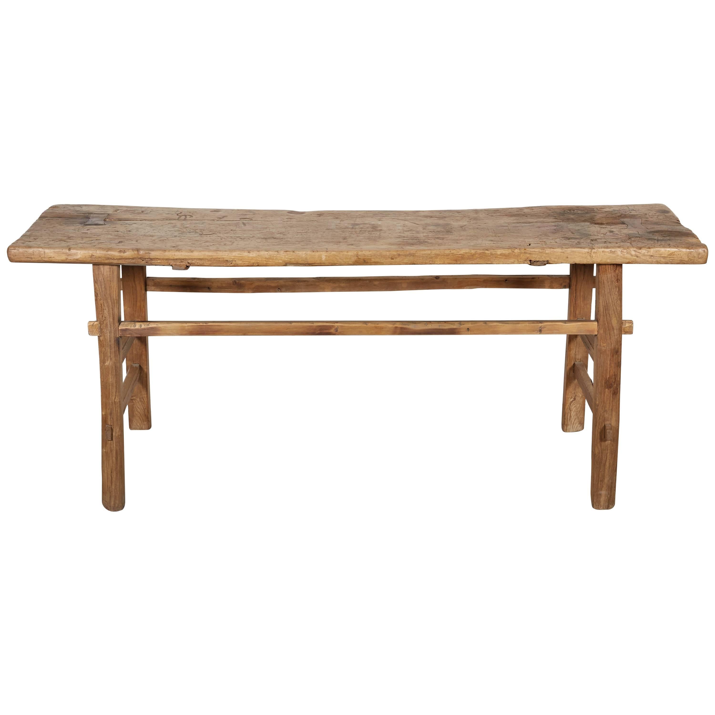 Simple Primitive Antique Farm Table