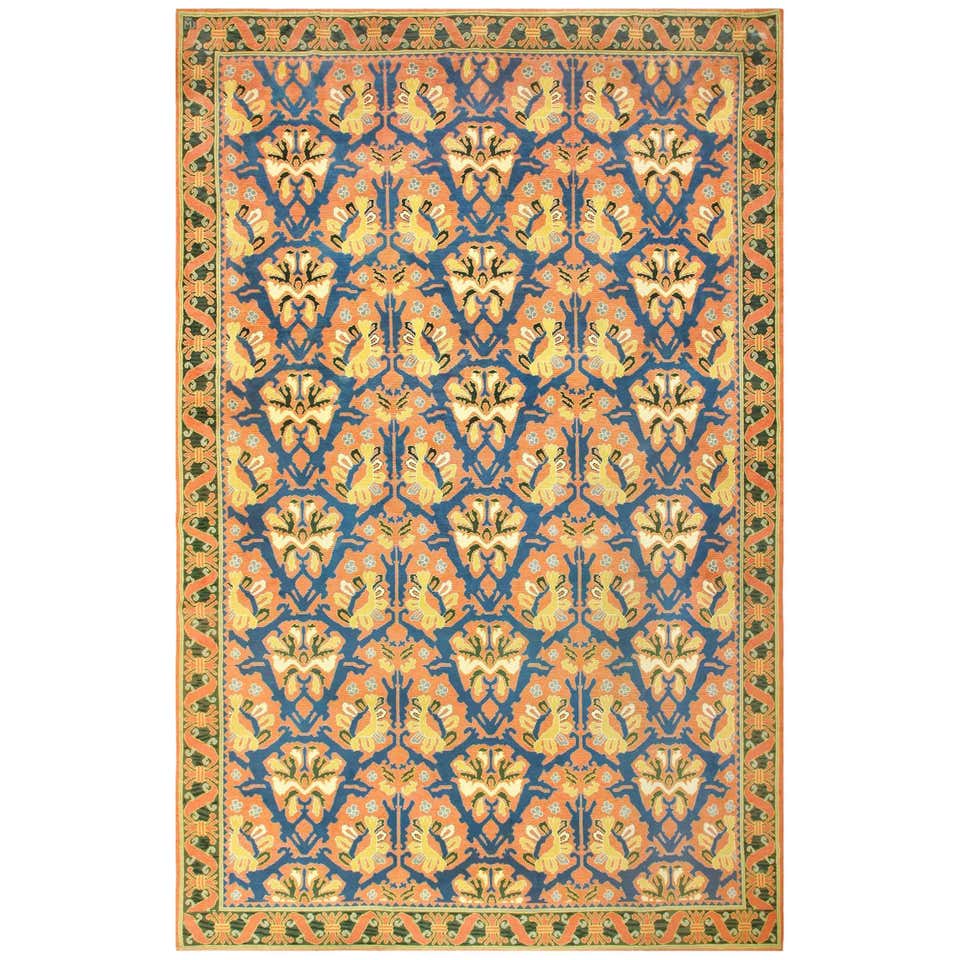 Beautiful Large Size Spanish Vintage Rug at 1stDibs