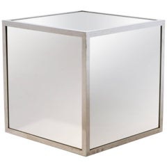 Mirrored End Table from 1970s