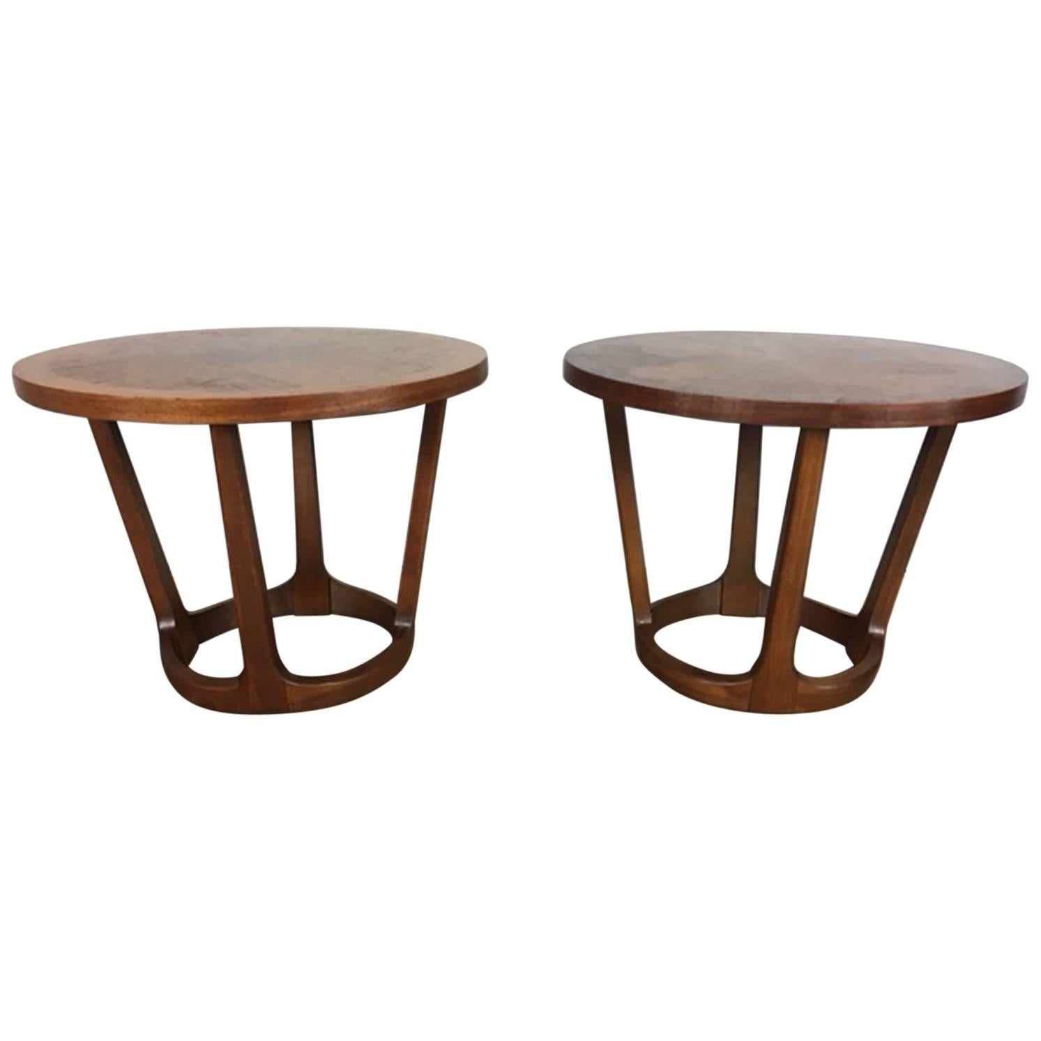 Adrian Pearsall Style Side Table Pair by Lane For Sale