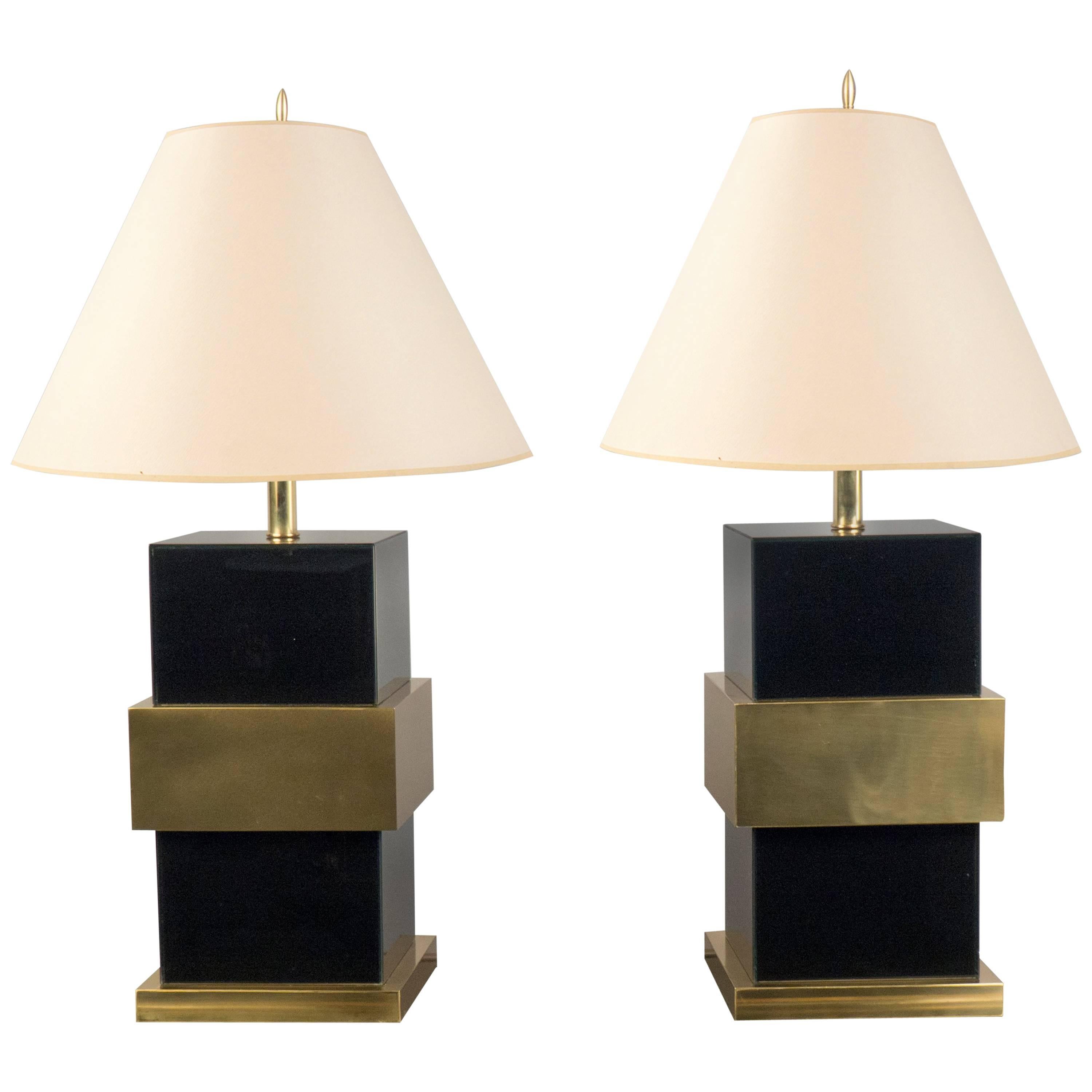 Pair of Table Lamps, Italy, 2017 For Sale