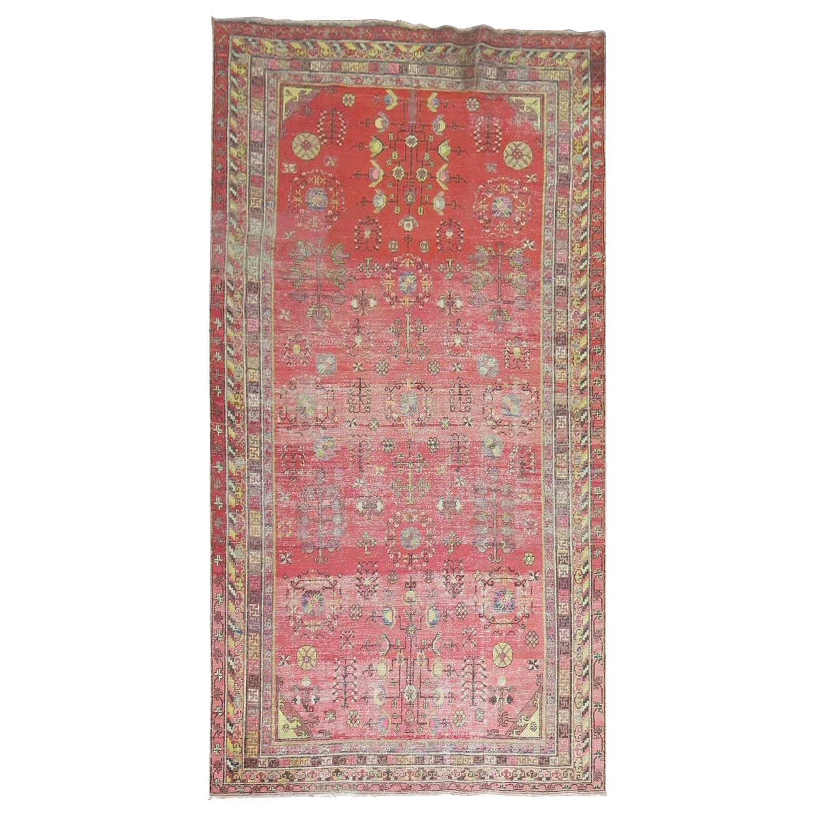 Zabihi Collection Khotan Worn Gallery Size Rug